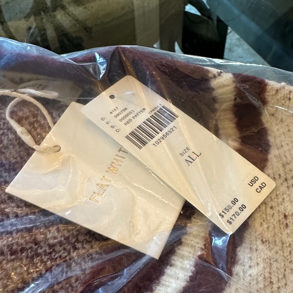 New with Tag! Anthropologie American Football Cardigan Sweater One Size - Picture 6 of 6